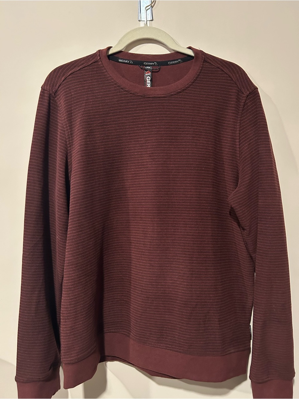 Gerry Men's Burgundy Crewneck Sweater
